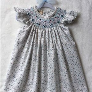 SOLD! Classic, vintage, any occasion smocked dress